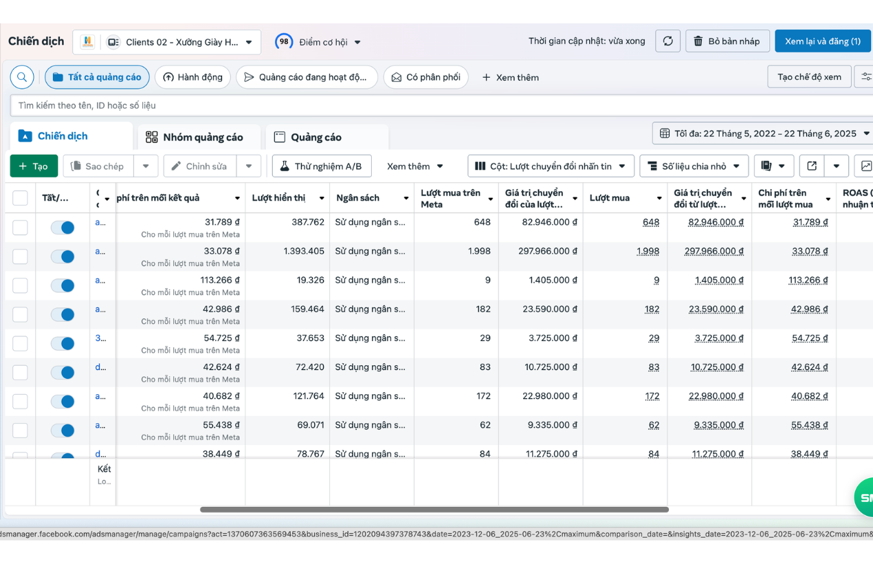 Facebook Ads 2025 — Tối Ưu Chi Phí, Tăng ROAS