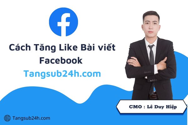 Cách tăng like bài viết facebook - Tangsub24h.com