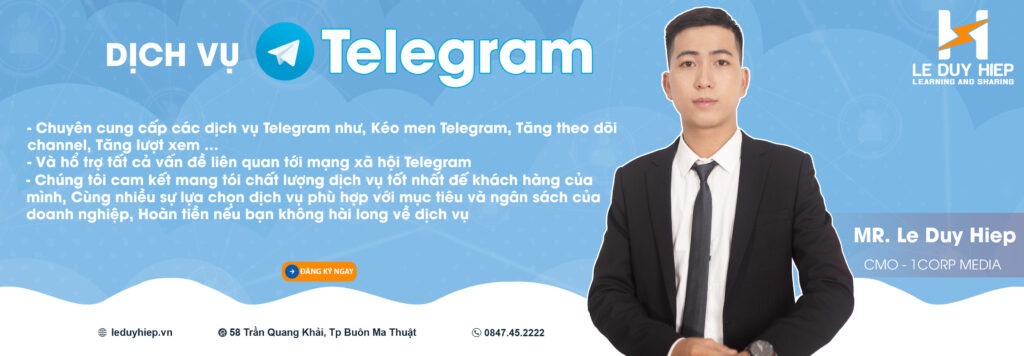 Lê Duy Hiệp - Dịch vụ telegram